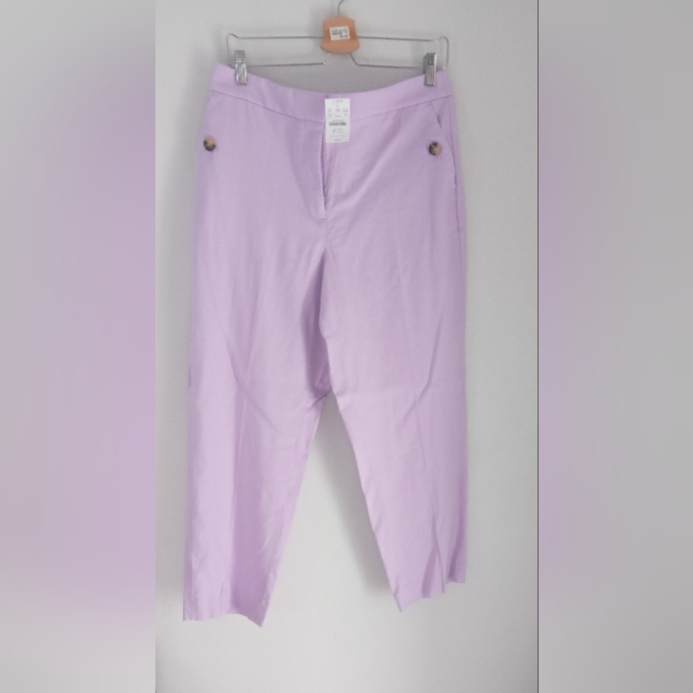 Lavender linen pants